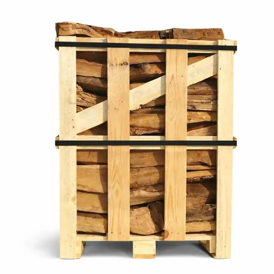 Eikenhout gekloofd ovengedroogd — 88 netten 25 cm