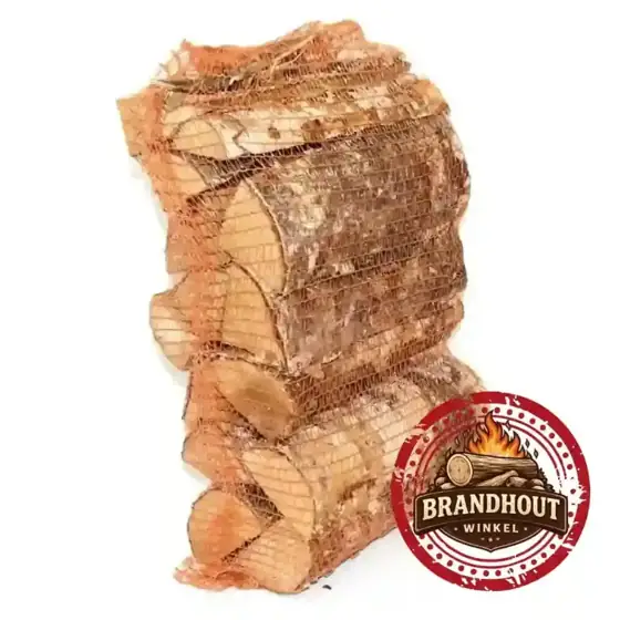 Elzenhout gekloofd ovengedroogd — 88 netten 25 cm