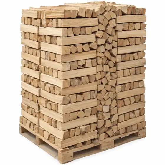 Berkenhout 25 cm — Halve pallet