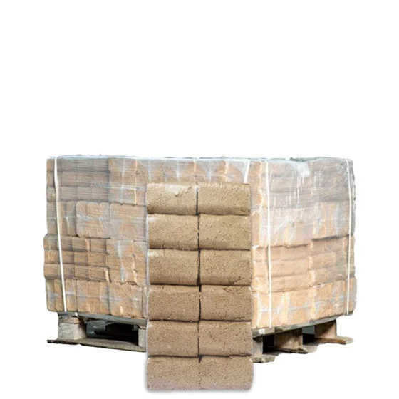 RUF houtbriketten — halve pallet 480 kg (48 × 10 kg)